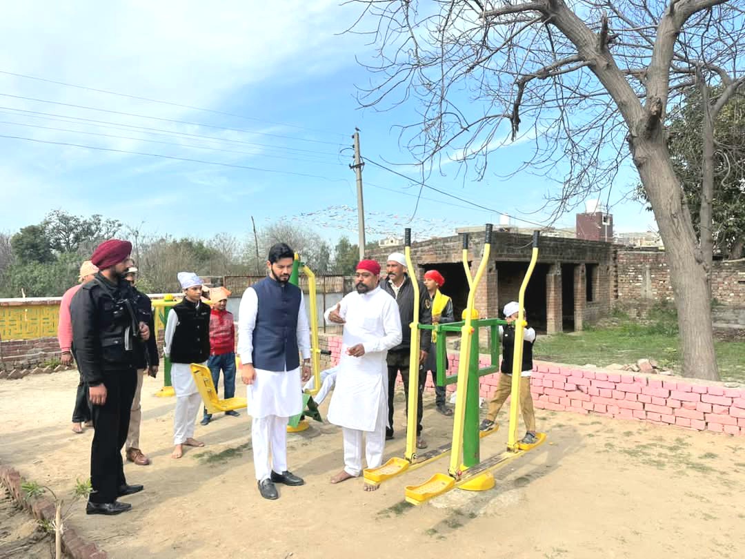 चानसू ब्राह्मणा निवासियों को साढ़े तीन लाख रुपए की लागत से ओपन जिम की सौगात मिली